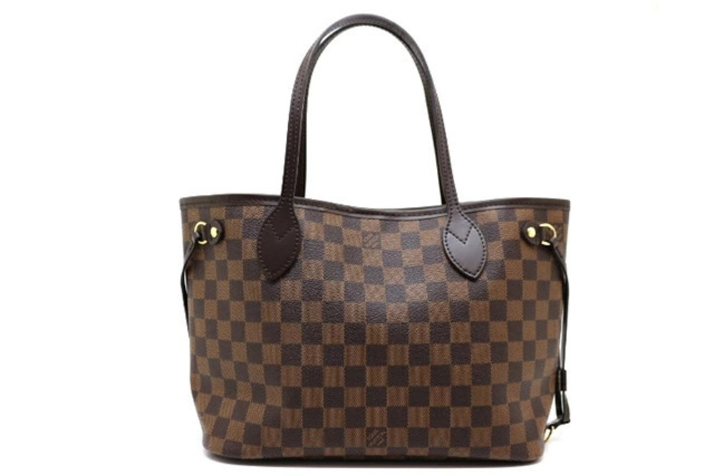 LOUIS VUITTON Neverfull Damier Tote Bag Pouch